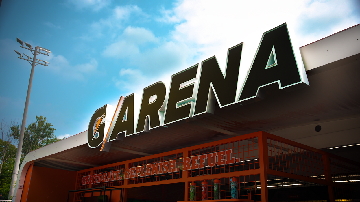 You can compete in the Gatorade Arena for a chance to win custom gear at the Toronto Blue Jays’ home games