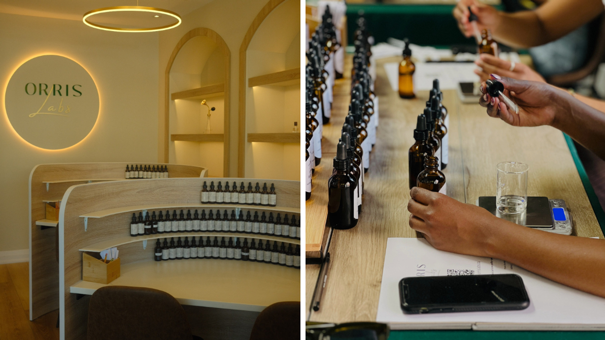 You can create lasting holiday memories with custom perfume making at Orris Labs