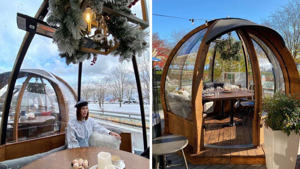 You Can Eat Inside A Stunning Dome At This Restaurant In Vancouver & It's So Romantic