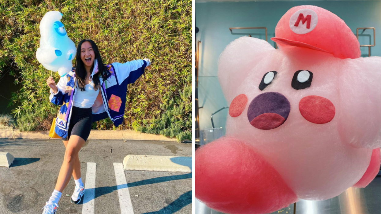 You Can Get MASSIVE Cotton Candy That Looks Like Stuffed Animals In California