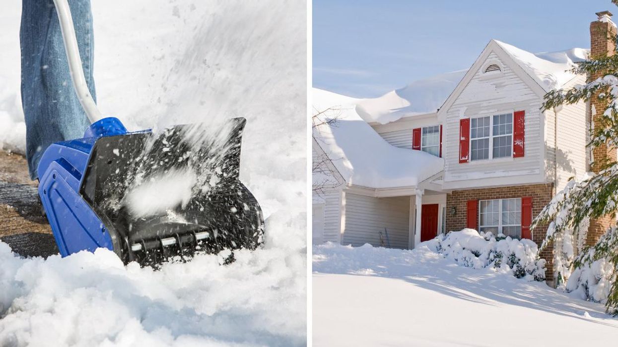 You Can Get This Electric Snow Shovel On Amazon Canada & Your Back Will Thank You For It