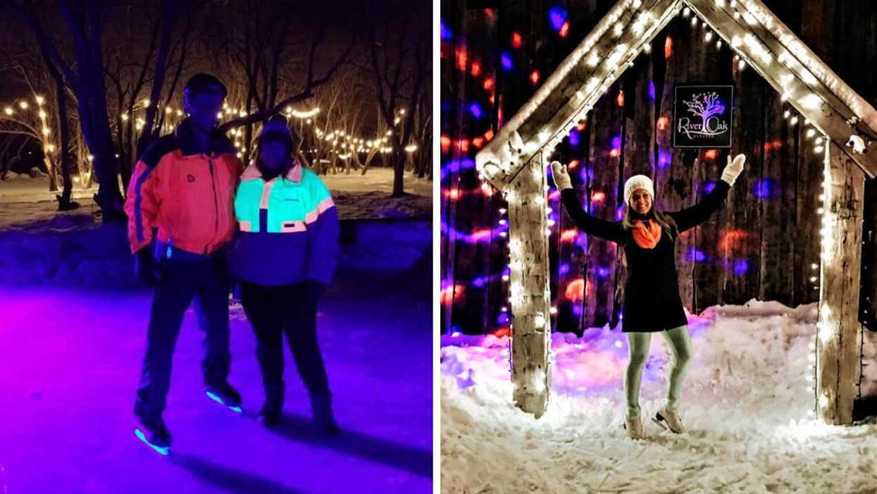 You Can Glide Along A Glowing Neon Skating Trail Near Ottawa & It Has Major '90s Vibes