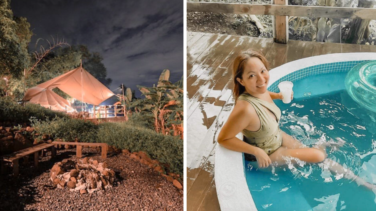 You Can Go Glamping In the Philippines Mountains With A/C And A Private Pool For Just $79/Person