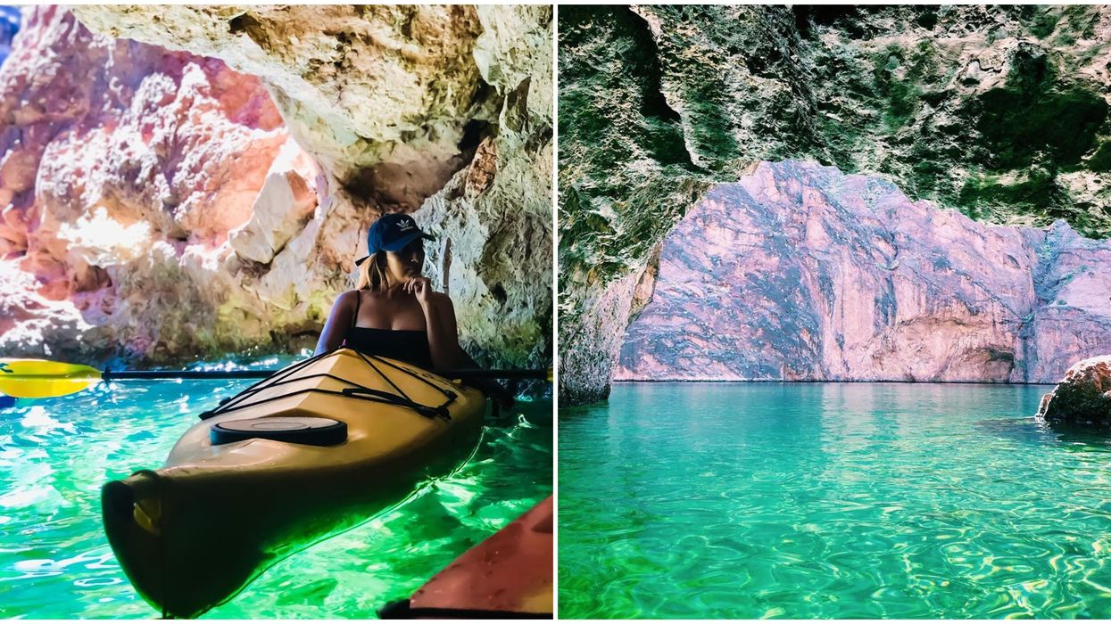 You Can Go On A Magical Kayaking Adventure That Takes You To An Emerald Cave In Arizona