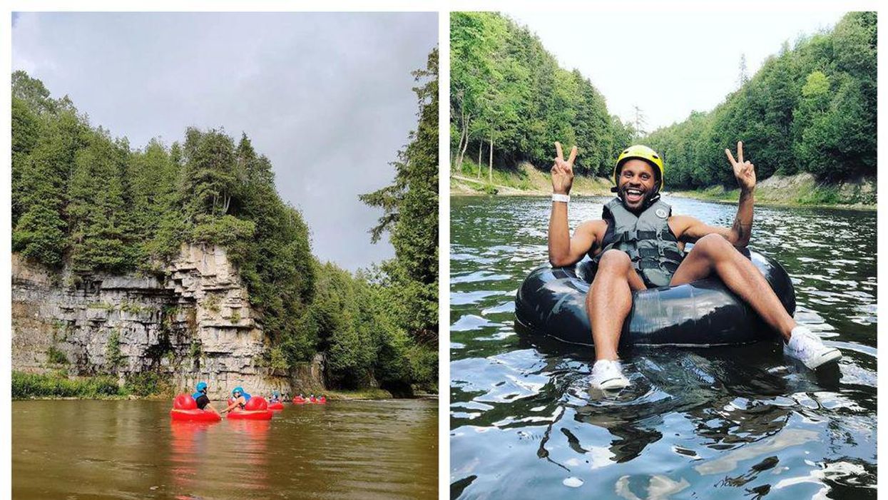 You Can Go Water Tubing Near Toronto Past Towering Cliffs This Summer