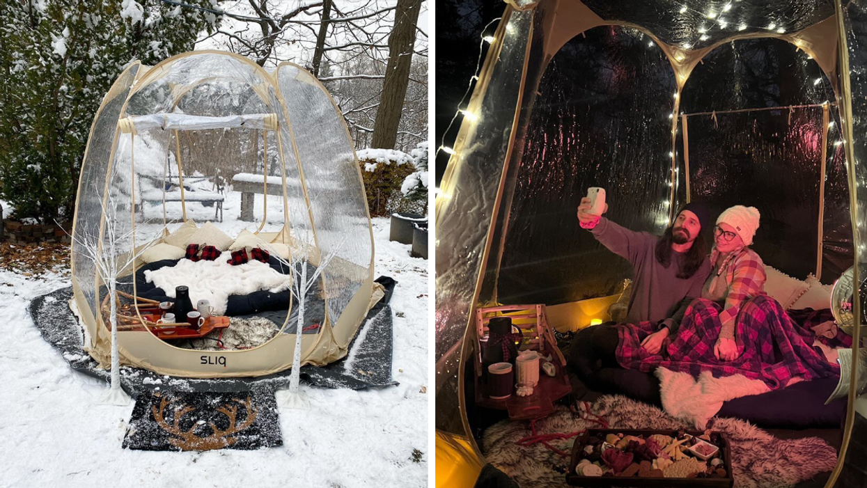 You Can Have A Cozy Winter Picnic Under The Stars Inside A Private Snow Globe In Toronto