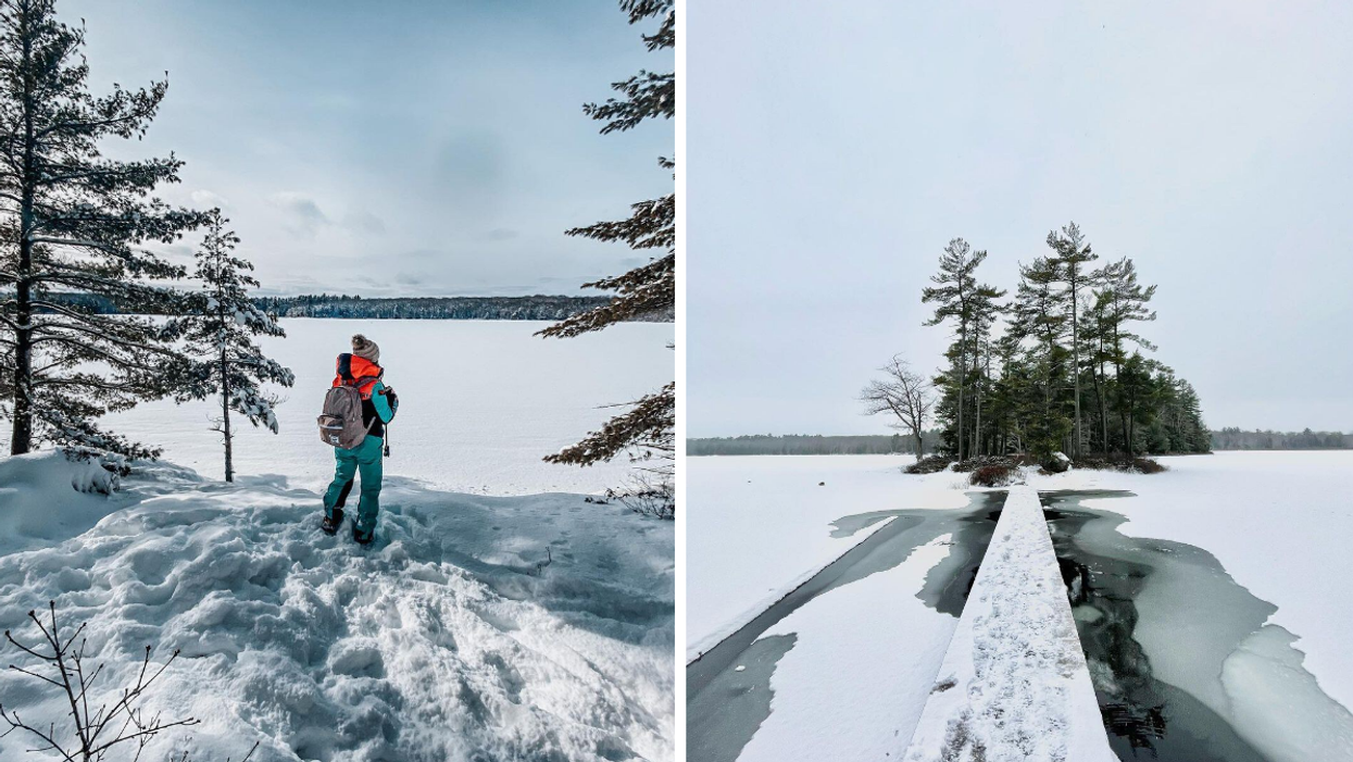 You Can Hike Across A Lake To A Mini Island In Ontario & It's More Magical Than Narnia