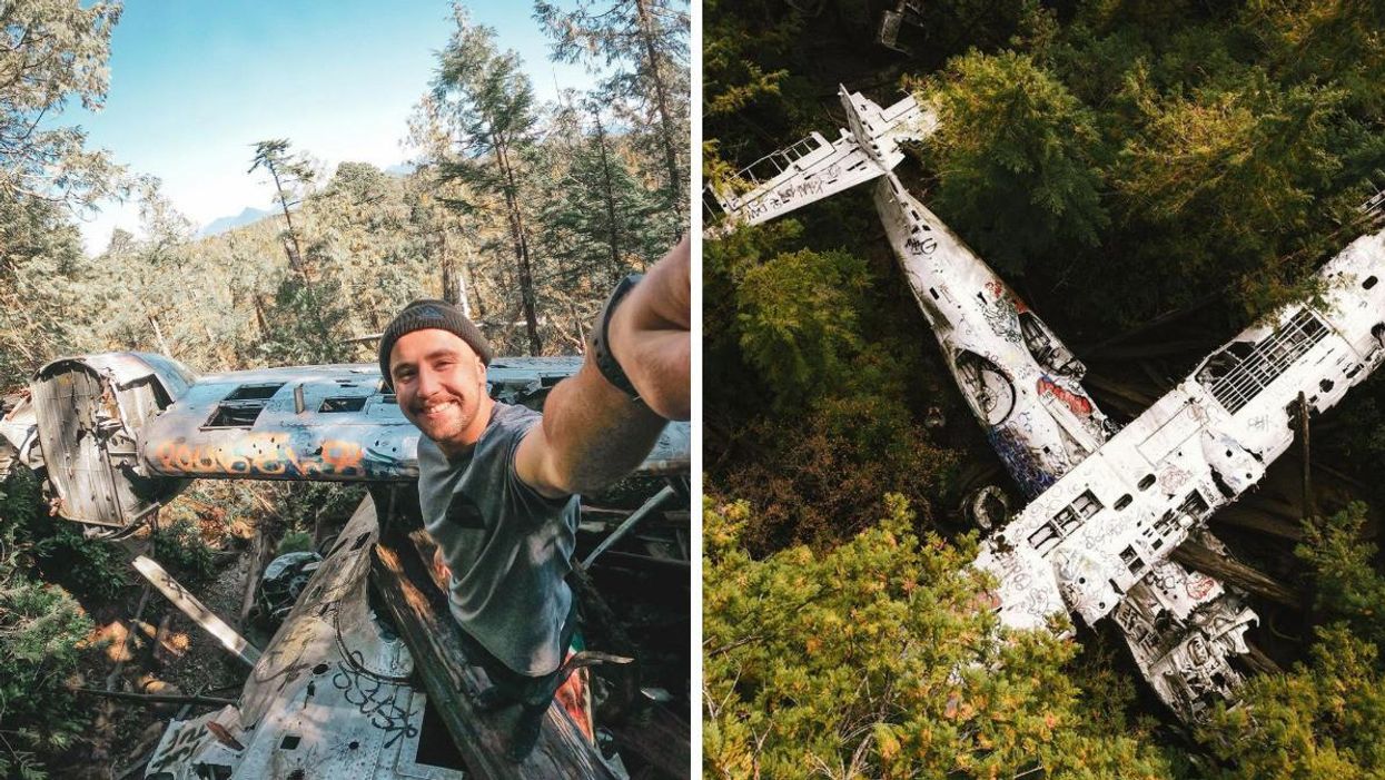 You Can Hike To This Abandoned Plane Crash Site In BC & Feel Like You're In 'Lost'
