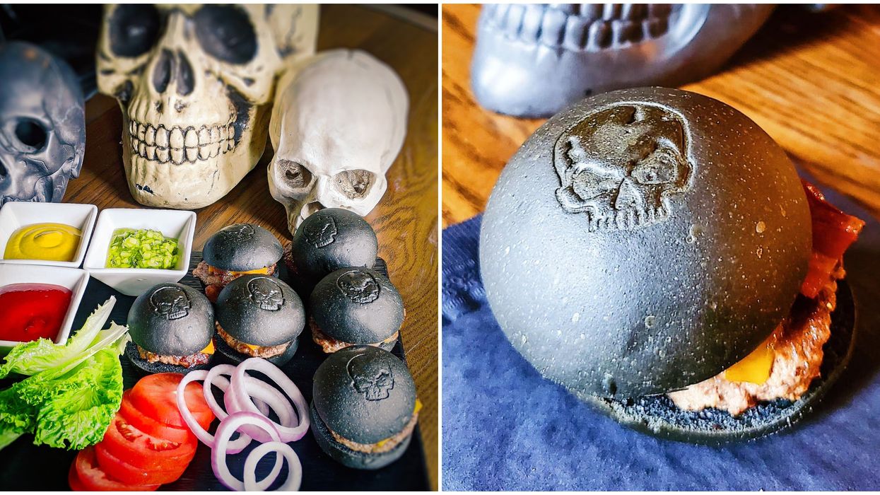 You Can Now Get Skull-Stamped Sliders On Black Buns At This Major City In Canada