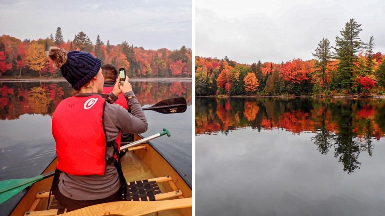 You Can See All The Fall Colours At This Stunning Ontario Canoe Tour