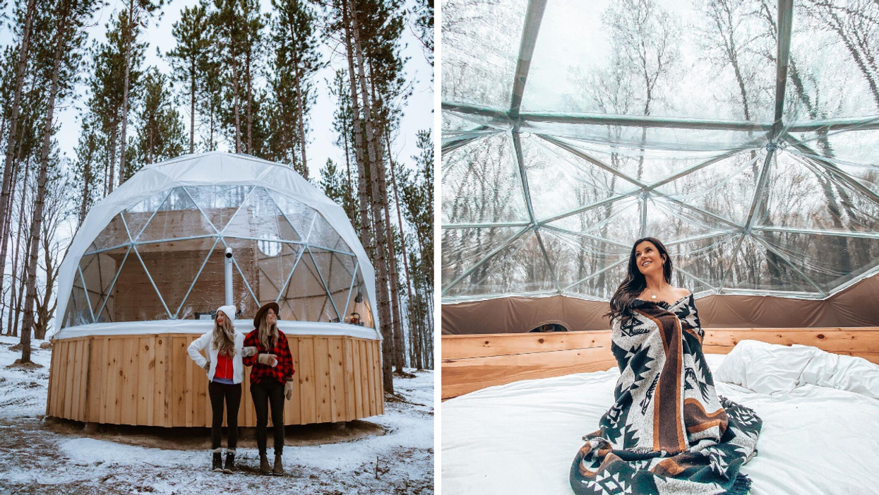 You Can Spend A Magical Night Under The Stars In A 'Snow Globe' Near Toronto (PHOTOS)