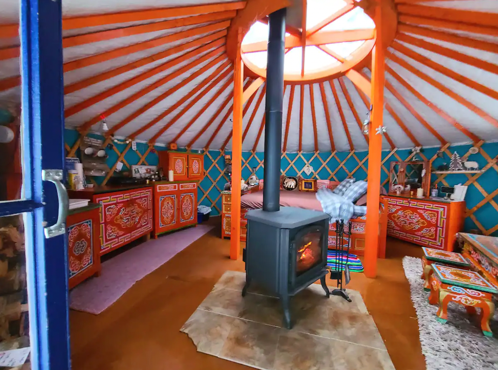 Yourte de style Mongolie.