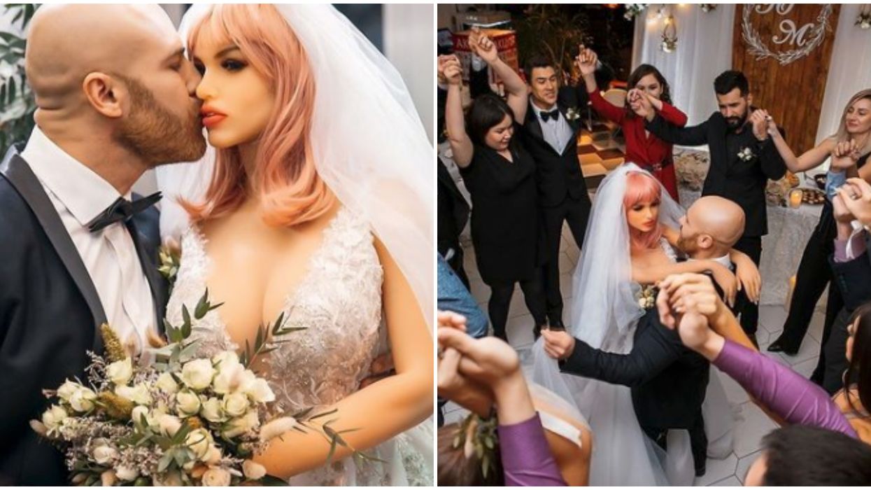 Yuri Tolochko: The Kazakhstani Bodybuilder Just Married His Silicone Girlfriend (VIDEO)