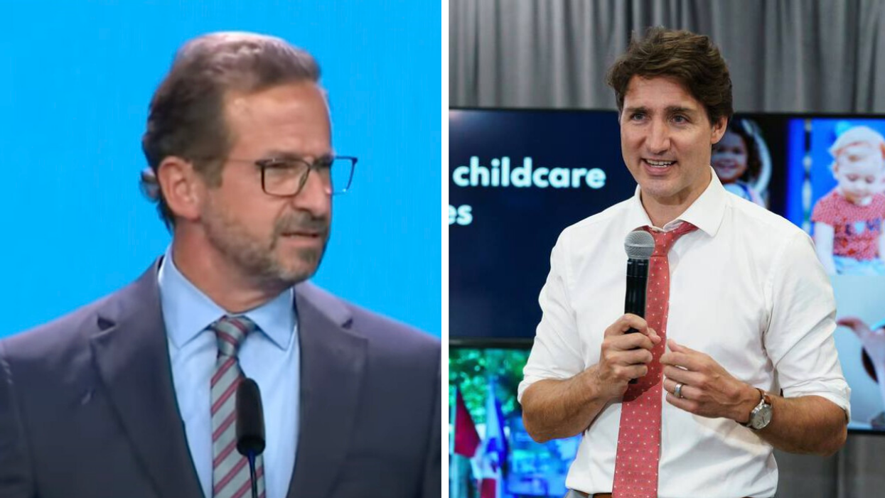 Yves-François Blanchet réagit avec ironie à l'élection de Justin Trudeau