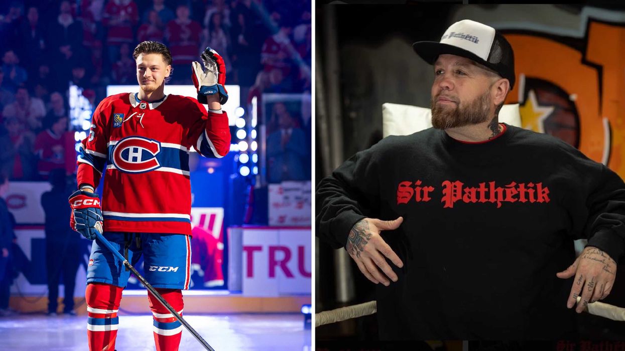 Zach Bolduc. Droite : Sir Pathétik.