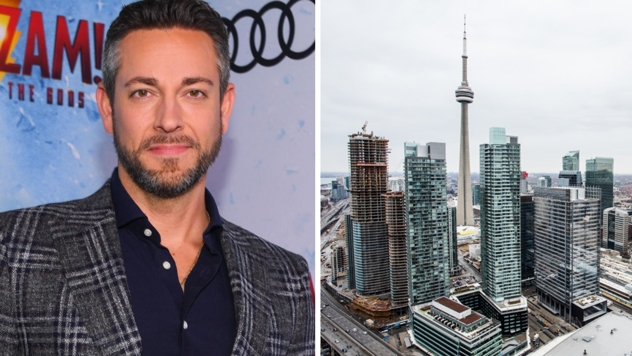 Zachary Levi. Right: Toronto.