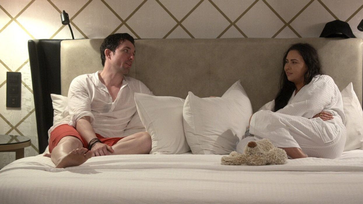 Zack Goytowski and Irina Solomonova in Season 4 of 'Love Is Blind.'
