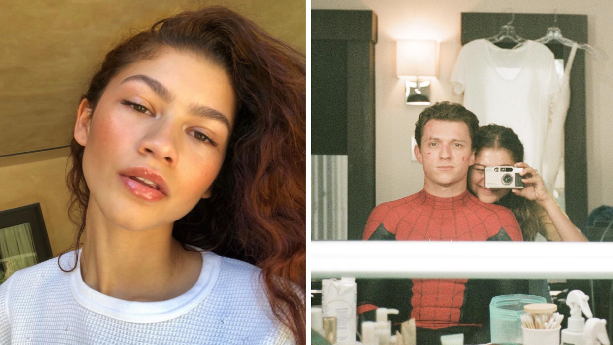 Zendaya. Right. Tom Holland and Zendaya.