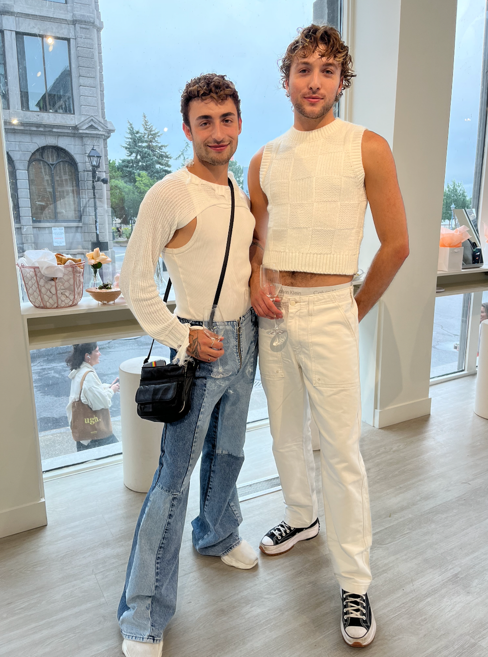 Zo\u00e9 Duval au lancement des bijoux Appy.