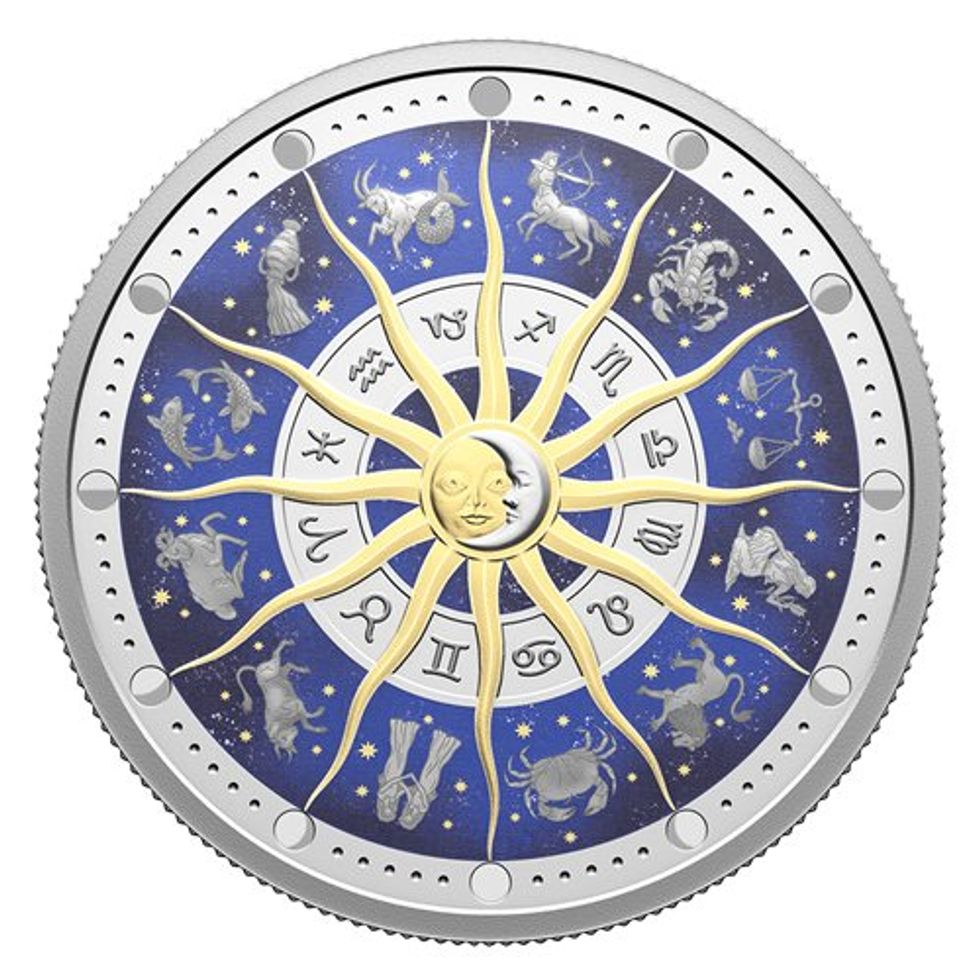Zodiac Signs - 2 oz. Fine Silver Coin from the Royal Canadian Mint
